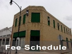 Fee Schedule web page